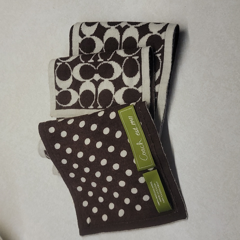 Coach sash scarf